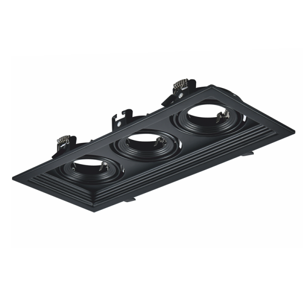 BLACK COLOR SPOT 3xGU10 130x320