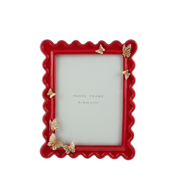 ΠΟΛΥΕΣΤΕΡΙΚΗ ΚΟΡΝΙΖΑ ΚΟΚΚΙΝΗ ΜΕ ΧΡΥΣΕΣ ΠΕΤΑΛΟΥΔΕΣ 15Χ20ΕΚ