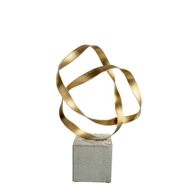 ΜΕΤΑΛΛΙΚΟ ΔΙΑΚΟΣΜΗΤΙΚΟ ΧΡΥΣΟ ΣΕ ΛΕΥΚΗ ΒΑΣΗ 25Χ10Χ26,5ΕΚ