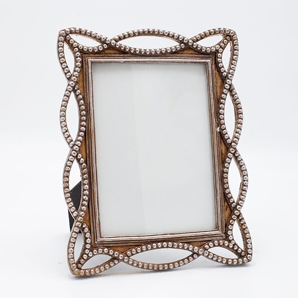 ΚΟΡΝΙΖΑ (15x20) ΜΕ ΠΕΡΛΕΣ ΠΟΛΥΡΕΖΙΝ ΜΠΡΟΝΖΕ 21x2x26cm (Συσκευασία 2 τεμαχίων)