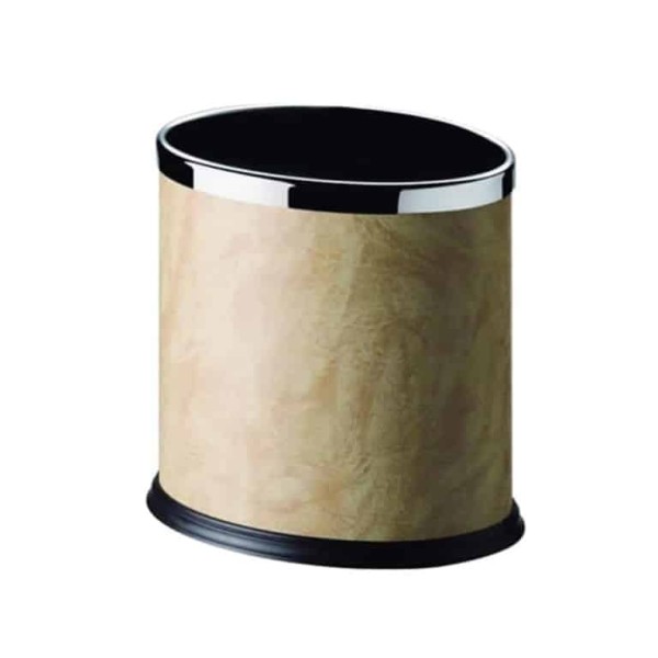 TEMNO Καλάθι Δωματίου Αχρήστων Μπεζ Inox 8lt