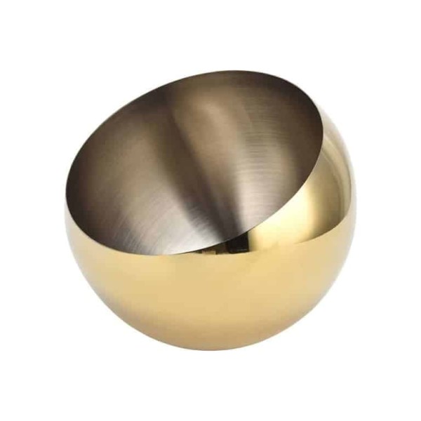 Yuk Μπολ Πομπέ Inox 18/10 Gold 14εκ 0.8lt 23018-1