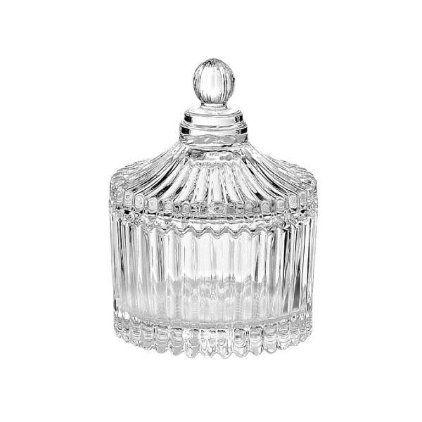 Yuk Φοντανιέρα Γυάλινη Φ11xΥ13cm Vintage