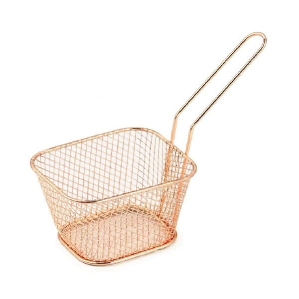 Yuk Φριτεζάκι Σερβιρίσματος Μεταλλικό 21x9x7εκ Copper