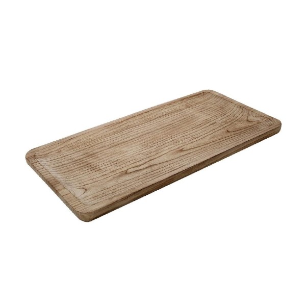 Yuk Πλατώ Σερβιρίσματος Ξύλινο Ορθογώνιο Burnt 67x33εκ