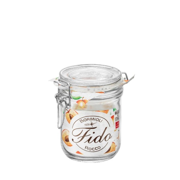 Bormioli Rocco Βάζο Γυάλινο Tempered Αεροστεγές Με Κλιπ Fido 350ml 10x10εκ