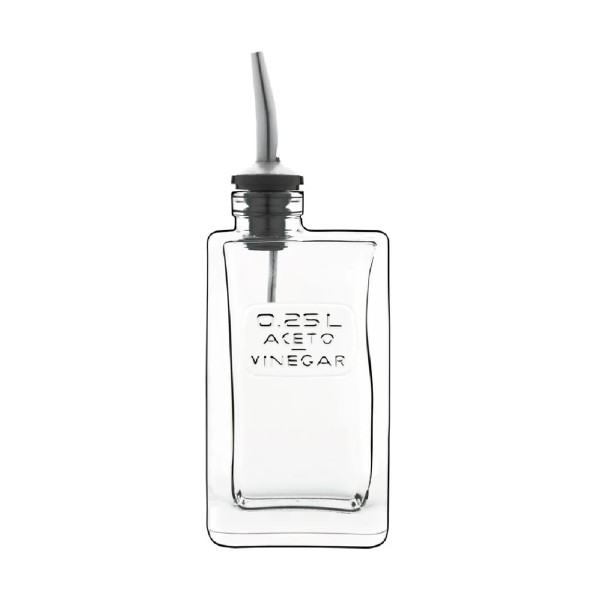 Luigi Bormioli Μπουκάλι Vinegar Με Pourer 250ml Optima