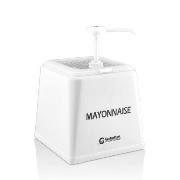 TEMNO Δοχείο Mayonnaise Με Τρόμπα 2.5lt PP