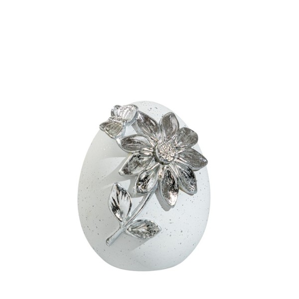 ΠΟΛΥΕΣΤΕΡΙΚΟ ΑΥΓΟ ΛΕΥΚΟ ΜΕ ΑΣΗΜΙ ΛΟΥΛΟΥΔΙ 10,8Χ11,5Χ14ΕΚ