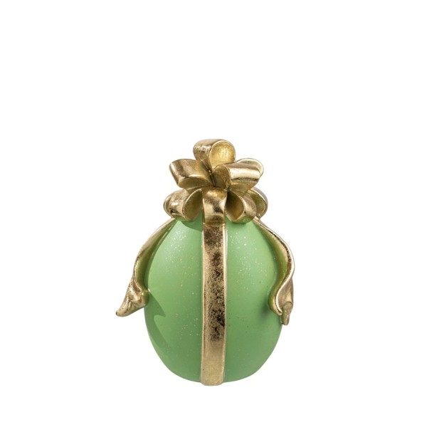 ΠΟΛΥΕΣΤΕΡΙΚΟ ΑΥΓΟ ΦΙΟΓΚΟΣ ΠΡΑΣΙΝΟ ΧΡΥΣΟ 9,5Χ10,5Χ15,3ΕΚ