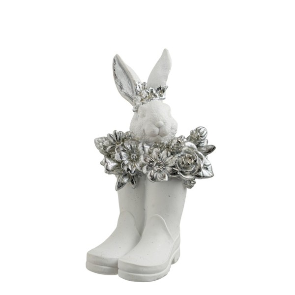 ΠΟΛΥΕΣΤΕΡΙΚΗ ΜΠΟΤΑ ΜΕ ΛΑΓΟ ΛΕΥΚΗ ΑΣΗΜΙ 10,5Χ10,5Χ19ΕΚ