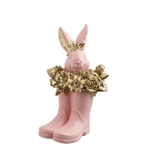 ΠΟΛΥΕΣΤΕΡΙΚΗ ΜΠΟΤΑ ΜΕ ΛΑΓΟ ΛΕΥΚΗ ΡΟΖ 10,5Χ10,5Χ19ΕΚ