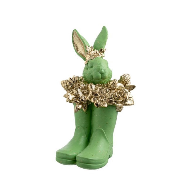 ΠΟΛΥΕΣΤΕΡΙΚΗ ΜΠΟΤΑ ΜΕ ΛΑΓΟ ΛΕΥΚΗ ΠΡΑΣΙΝΗ 10,5Χ10,5Χ19ΕΚ