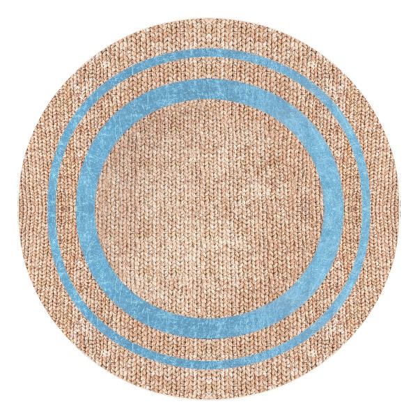 Beauty Home Ροτόντα Sunny Art 9140 160x160 Μπεζ,Μπλε