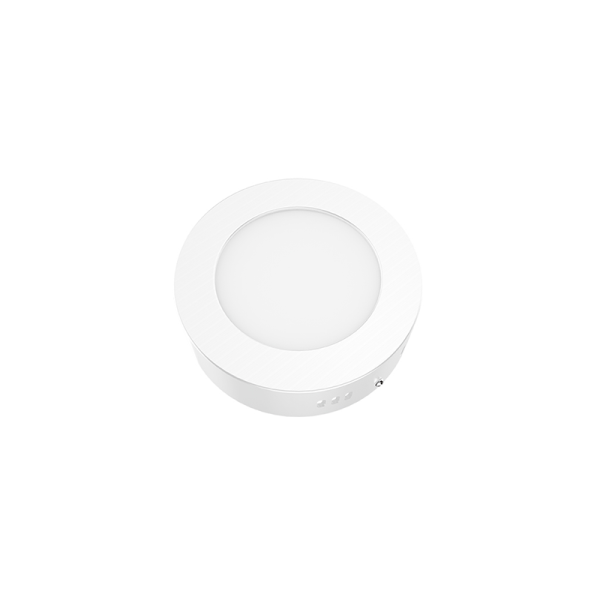 Υ/Κ LED SLIM PANEL WHITE ROUND CEIL. 6W 4000K 470Lm Φ117 230V AC Ra80