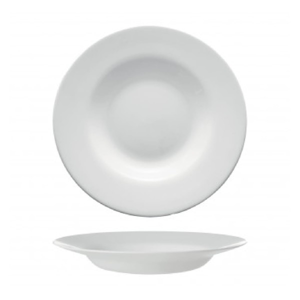 Πιάτο Βαθύ Οπαλίνας Άσπρο 24εκ Toledo 6τμχ | Σετ 6 τεμαχίων