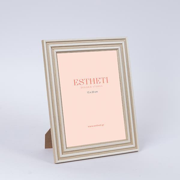 ΚΟΡΝΙΖΑ (15x20) ΠΛΑΣΤΙΚΗ ΛΕΥΚΗ - ΚΑΦΕ (Συσκευασία 8 τεμαχίων)