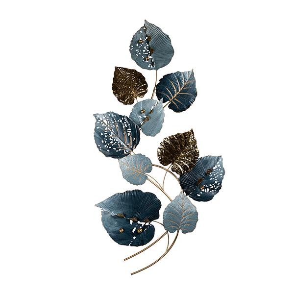 ΔΙΑΚΟΣΜΗΤΙΚΟ ΛΟΥΛΟΥΔΙΑ ΜΕΤΑΛΛΙΚΟ ΧΡΥΣΟ - ΜΠΛΕ 62x7.5x133cm