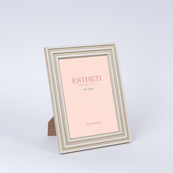 ΚΟΡΝΙΖΑ (13x18) ΠΛΑΣΤΙΚΗ ΛΕΥΚΗ - ΚΑΦΕ (Συσκευασία 10 τεμαχίων)