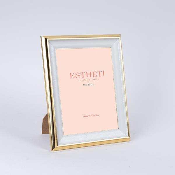 ΚΟΡΝΙΖΑ (15x20) ΠΛΑΣΤΙΚΗ ΧΡΥΣΗ (Συσκευασία 8 τεμαχίων)