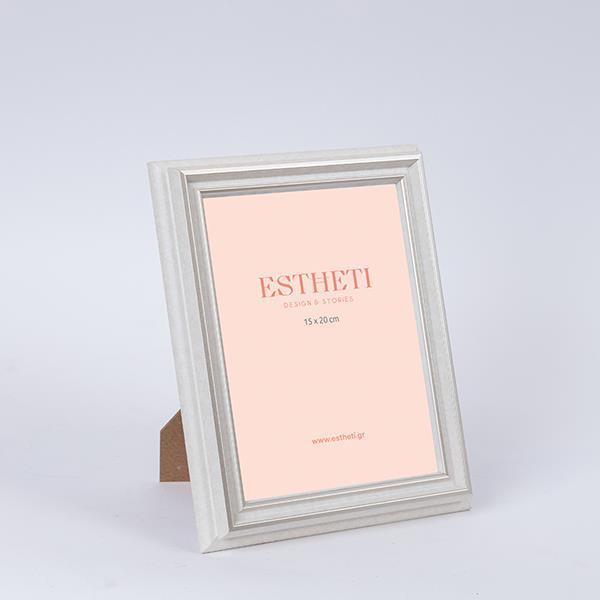 ΚΟΡΝΙΖΑ (15x20) ΠΛΑΣΤΙΚΗ ΛΕΥΚΗ - ΧΡΥΣΗ (Συσκευασία 6 τεμαχίων)