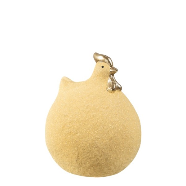 ΚΕΡΑΜΙΚΗ ΠΑΣΧΑΛΙΝΗ ΚΟΤΑ ΚΙΤΡΙΝΗ ΧΡΥΣΗ 14,5Χ13,5Χ17,5ΕΚ