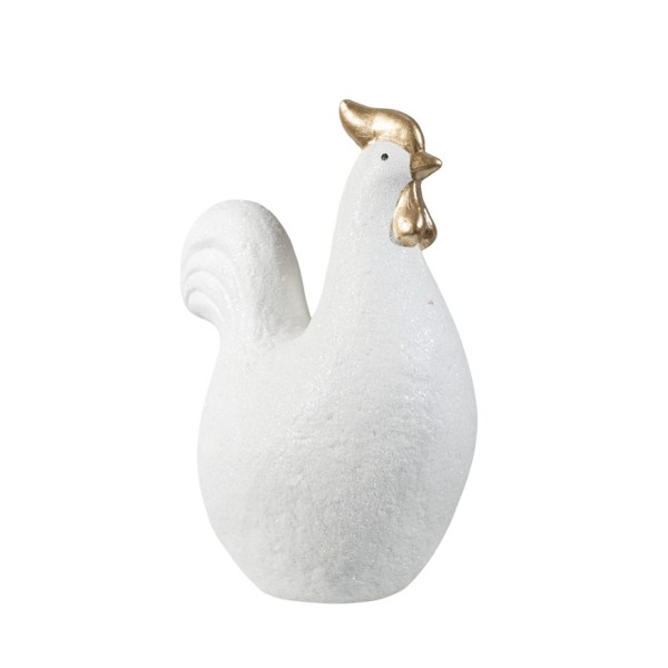 ΚΕΡΑΜΙΚΟΣ ΚΟΚΟΡΑΣ ΛΕΥΚΟΣ ΧΡΥΣΟΣ 17Χ9Χ25ΕΚ