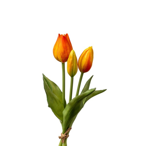 ΛΟΥΛΟΥΔΙ ΤΟΥΛΙΠΑ PVC ΠΟΡΤΟΚΑΛΙ ΚΙΤΡΙΝΟ ΜΠΟΥΚΕΤΟ   26ΕΚ