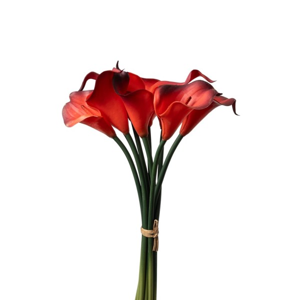 ΛΟΥΛΟΥΔΙ ΚΡΙΝΟΣ PVC ΚΟΚΚΙΝΟ ΜΠΟΥΚΕΤΟ  35ΕΚ