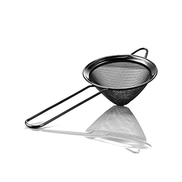 Σουρωτήρι Κωνικό 10εκ Ανοξείδωτο 18/10 Black Gunmetal