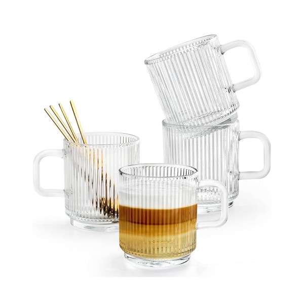 Κούπα Γυάλινη 40cl Lines 2τμχ | Σετ 2 τεμαχίων