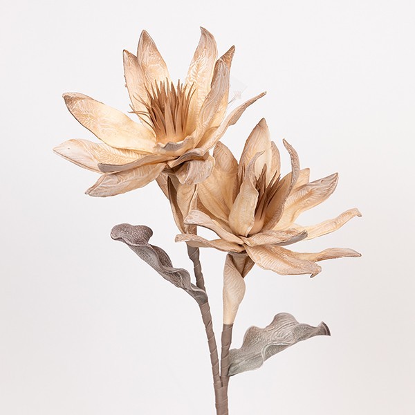 ΛΟΥΛΟΥΔΙ/ΚΛΑΔΙ FOAM ΜΑΝΟΛΙΑ ΜΠΕΖ-ΚΑΦΕ 28x90cm (Συσκευασία 3 τεμαχίων)