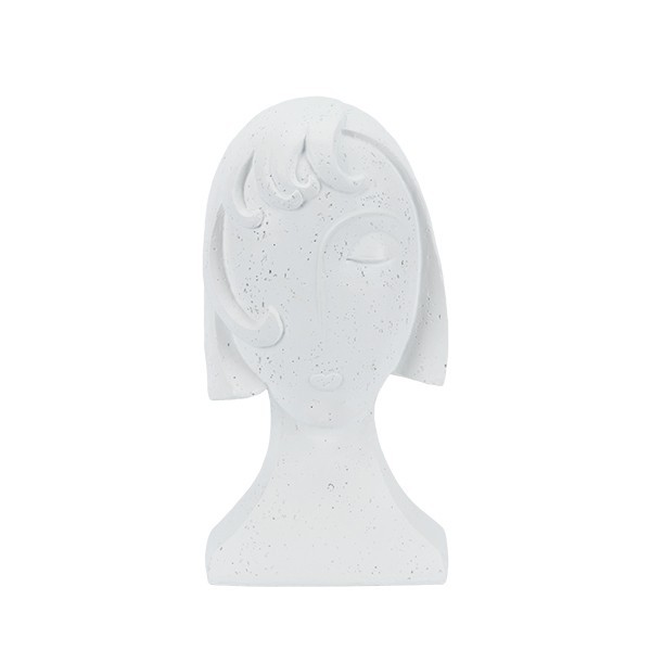 ΦΙΓΟΥΡΑ ΓΥΝΑΙΚΑ ΠΟΛΥΡΕΖΙΝ ΛΕΥΚΗ14x12x26.3cm