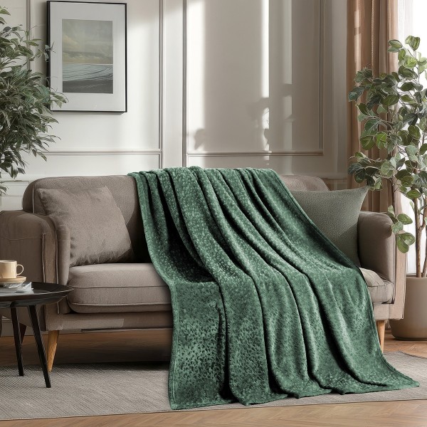Ριχτάρι Flannel Διθέσιου 170x250εκ. Giza Dark Aqua Melinen 20005200