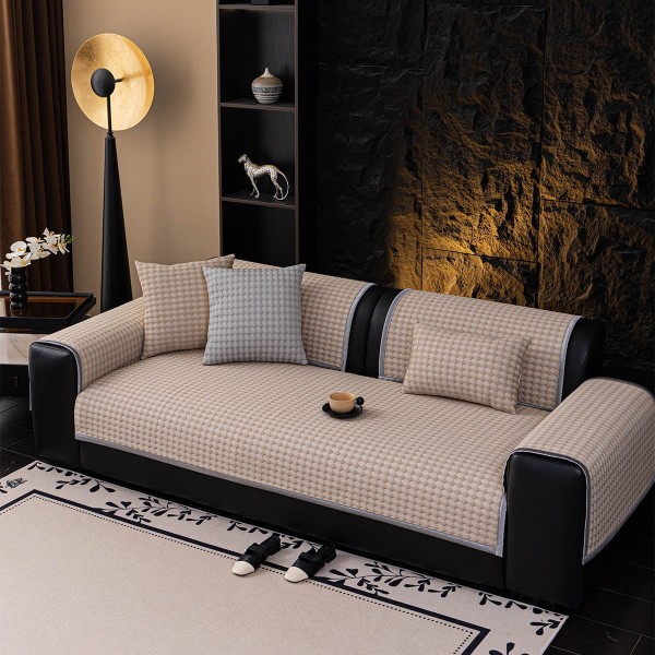 Μπράτσο Καναπέ Polyester 90x90εκ. Soleil Greige Melinen 20005678