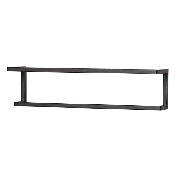 Κρεμάστρα Επιτοίχια Μεταλλική Μαύρη 48x12x12εκ. Carre Sealskin 396230746