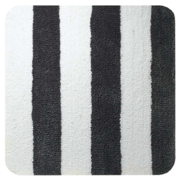 Ταπέτο Μπάνιου Polyester 60x60εκ. Linje Grey-White Sealskin 291656814