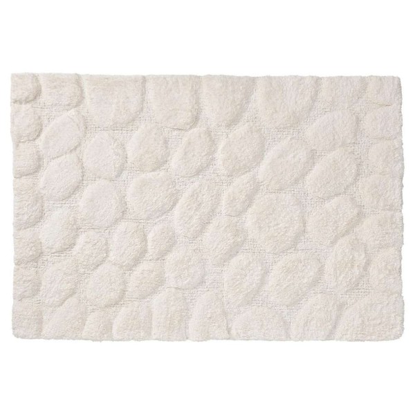 Ταπέτο Μπάνιου Βαμβακερό 60x90εκ. Pebbles Ivory Sealskin 294413610