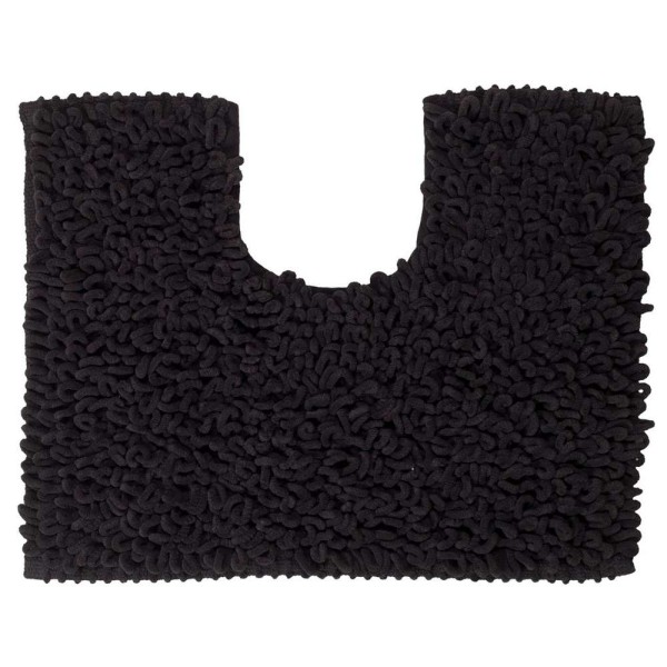 Ταπέτο Λεκάνης Microfiber 45x55εκ. Twist Dark Grey Sealskin 294645013