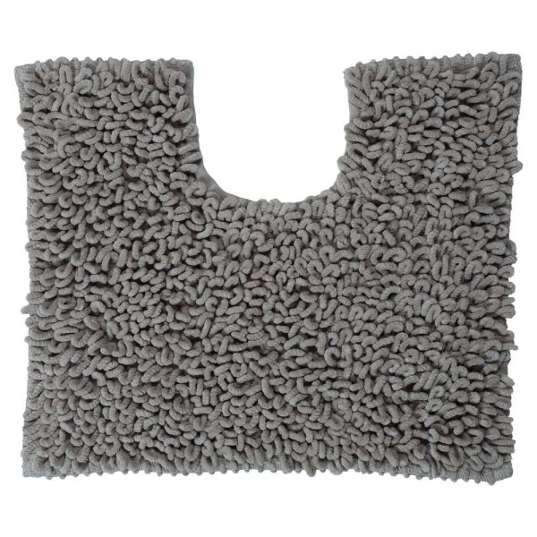 Ταπέτο Λεκάνης Microfiber 45x55εκ. Twist Grey Sealskin 294645012