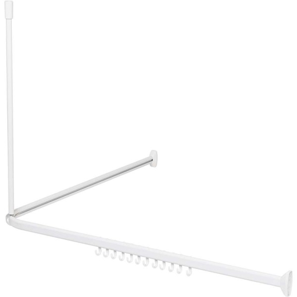 Βραχίονας Μπάνιου Γωνιακός Αλουμινίου White Easy Roll Sealskin 5276623010