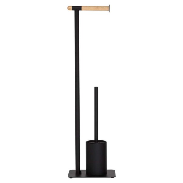 Πιγκάλ Με Χαρτοθήκη Μεταλλικό 15x20x71εκ. Brix Black Sealskin 362473619