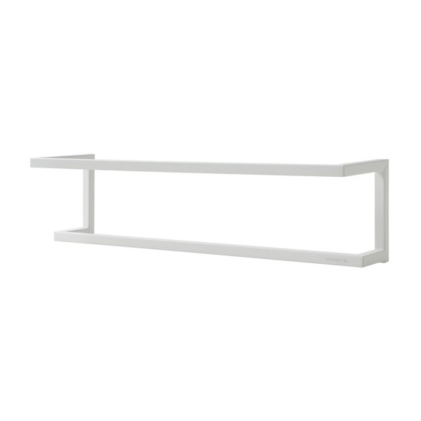 Κρεμάστρα Επιτοίχια Μεταλλική Λευκή 48x12x12εκ. Carre Sealskin 800258