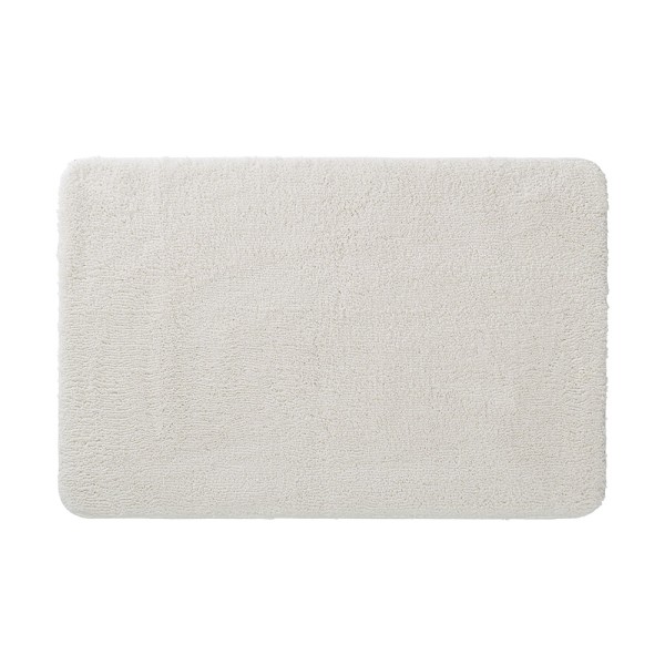Ταπέτο Μπάνιου Αντιολισθητικό Polyester 60x90εκ. Cosima Off-White Sealskin 800632