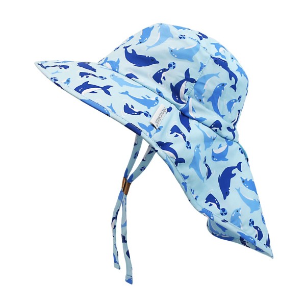 Αντηλιακό Cape Καπέλο 2-4 Ετών UPF50 Sunhat Dolphin-Jellyfish Flapjack FJKCH201M
