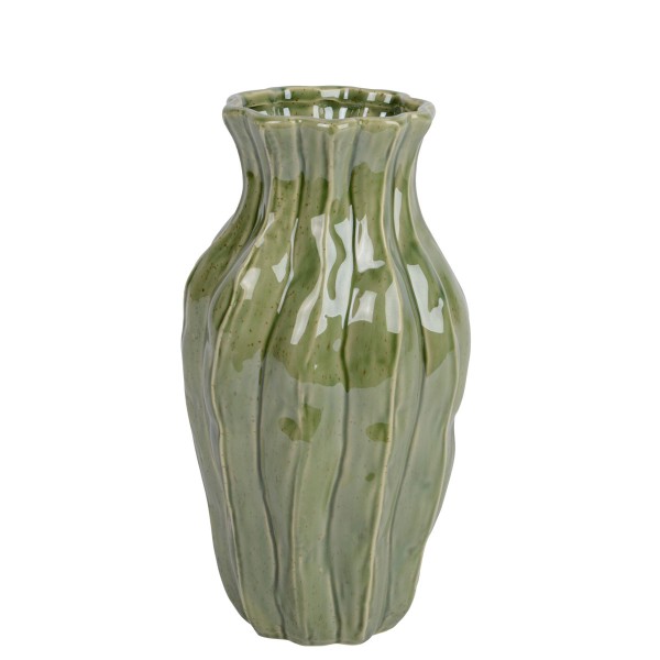 Beauty Home Πορσελάνινο Βάζο με Reactive Glaze 14.5 x 26 cm