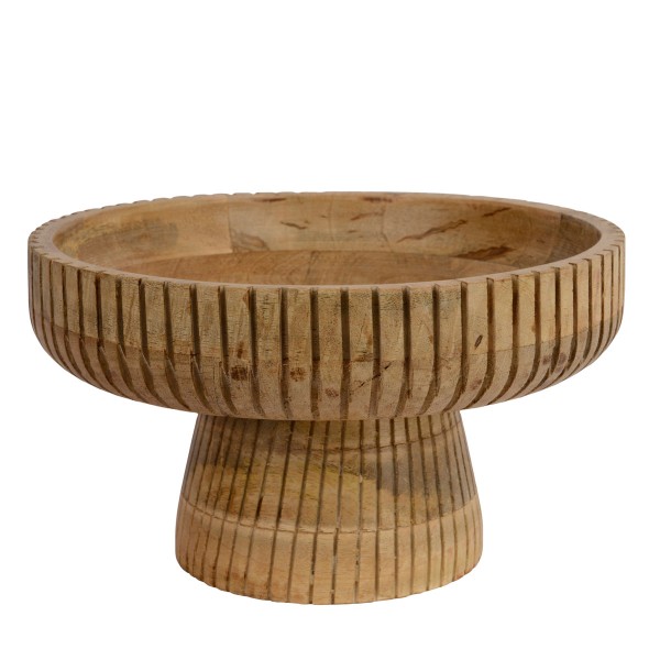 Beauty Home Ξύλινο Μπολ Mango 29 x 29 x 17 cm