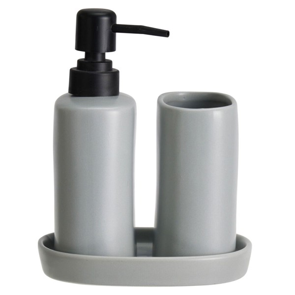 Σετ Μπάνιου Stoneware 3 Τεμαχίων Cool Grey 5U MRShome