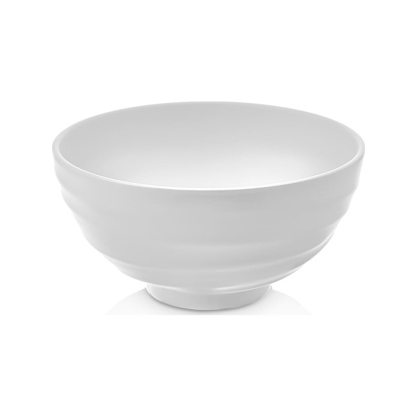 Yuk Μπολ Μελαμίνης Στρόγγυλο Ripple White 11x6εκ
