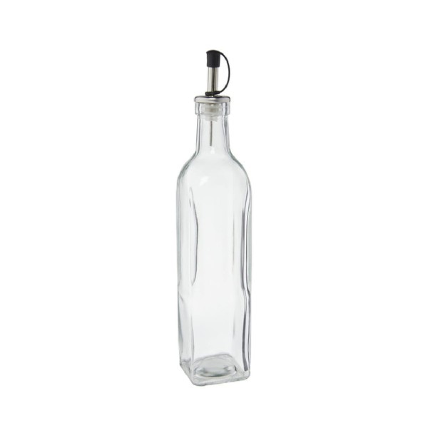 Yuk Μπουκάλι Γυαλί 300ml Τετράγωνο Με Ροή